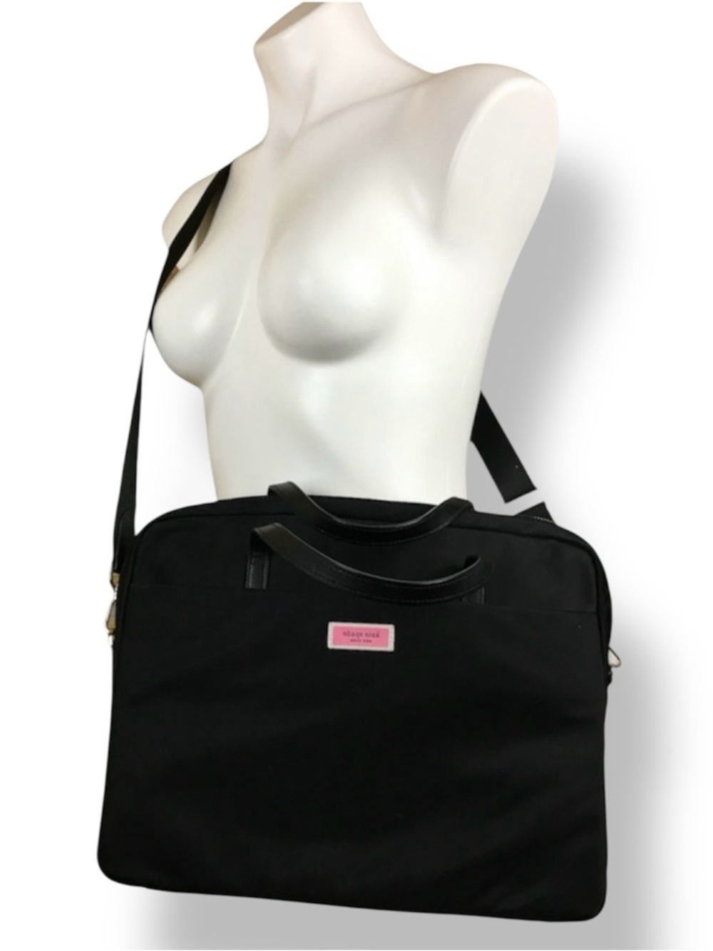 Kate Spade New York Sam Nylon Medium Satchel Universal Laptop Messanger Bag